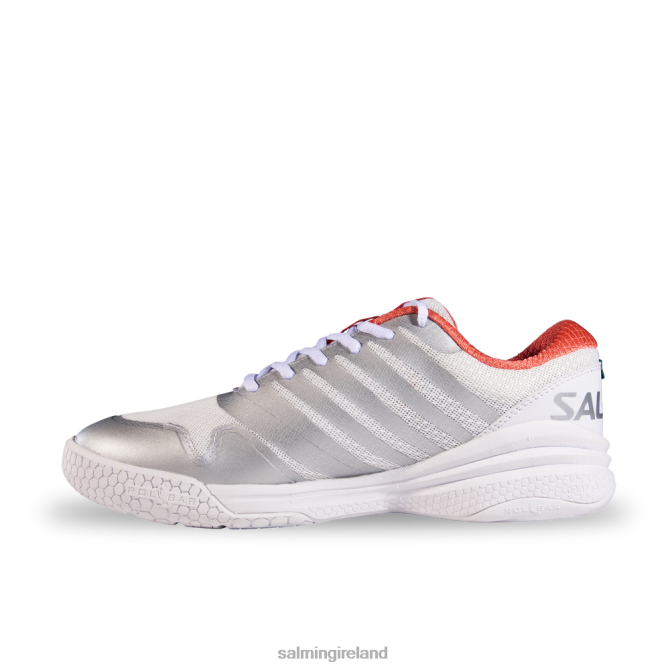 Salming Women White/Coral Kobra Recoil Shoes VV4253